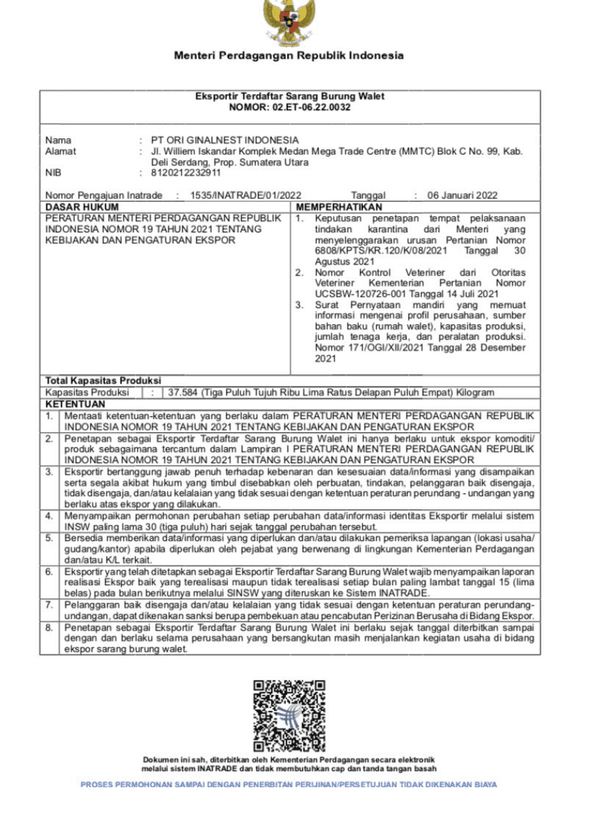 Production License