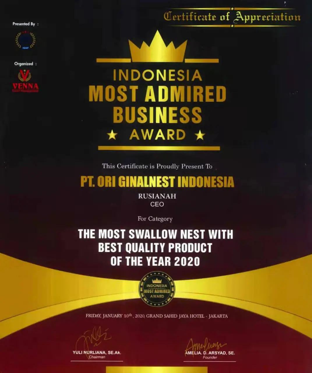 14. The Most Swallow Nest With Best Quality Product of The Year 2020 | Indonesia Bird Nest
