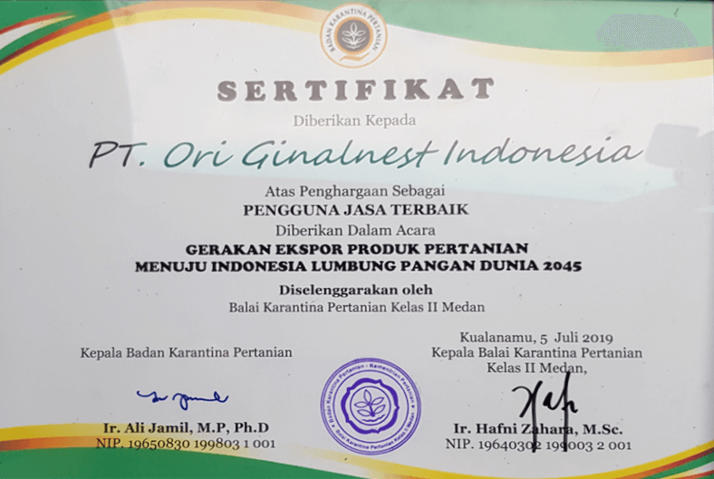 Best service user 2019 | Indonesia Bird Nest